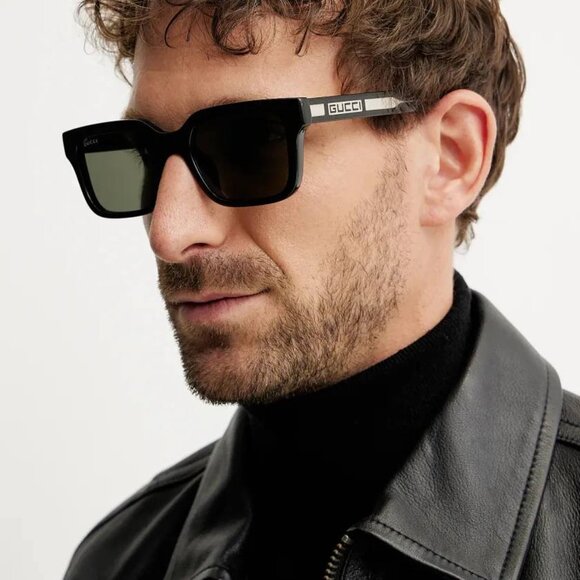 🕶️ New Gucci GG1732SK 001 Sunglasses - Black Frame, Grey Lenses